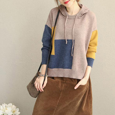 2018 New Vintage Hoodie Loose Sweater Women Casual Tops - bagstylebliss