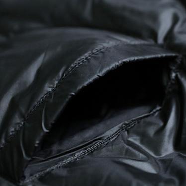 2019 black down coat casual stand collar down coat Elegant pockets zippered overcoat - bagstylebliss