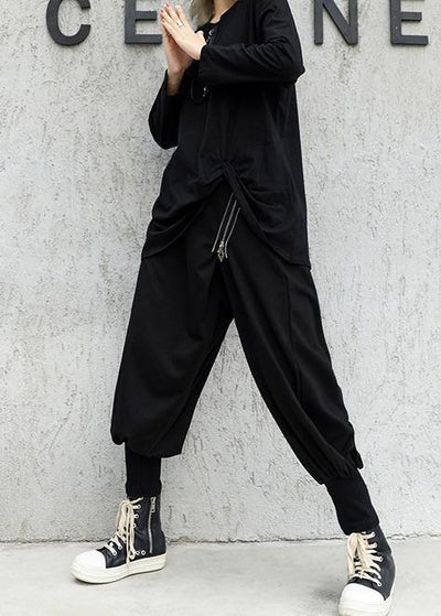 2019 fall new high waist pants loose casual women harem pants - bagstylebliss