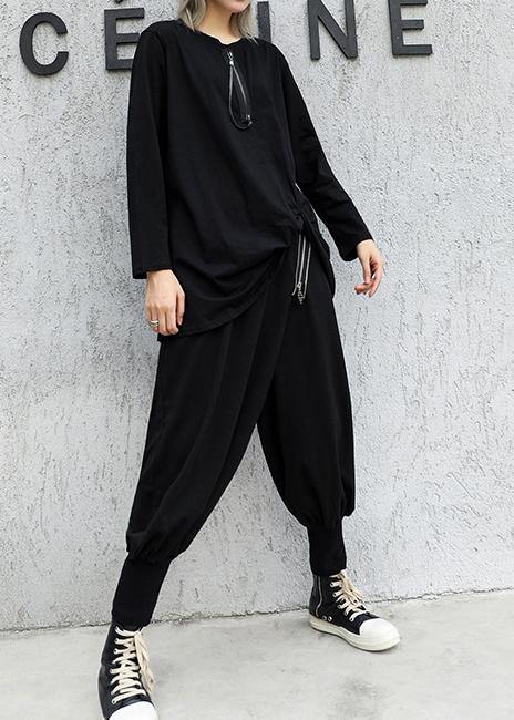 2019 fall new high waist pants loose casual women harem pants - bagstylebliss