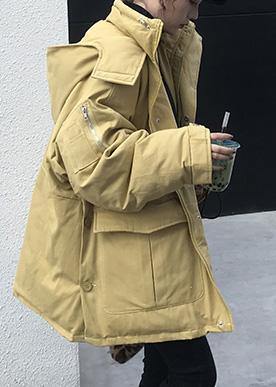2019 plus size warm winter coat side open winter coats yellow hooded women parkas - bagstylebliss