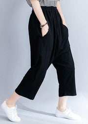 2019 summer new cotton blended loose pants wild casual wide leg pants - bagstylebliss