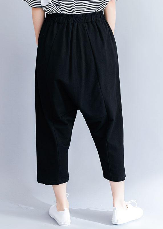 2019 summer new cotton blended loose pants wild casual wide leg pants - bagstylebliss