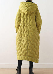 Free Shipping- yellow goose Down coat casual hooded women parka overcoat-Limited Stock - bagstylebliss