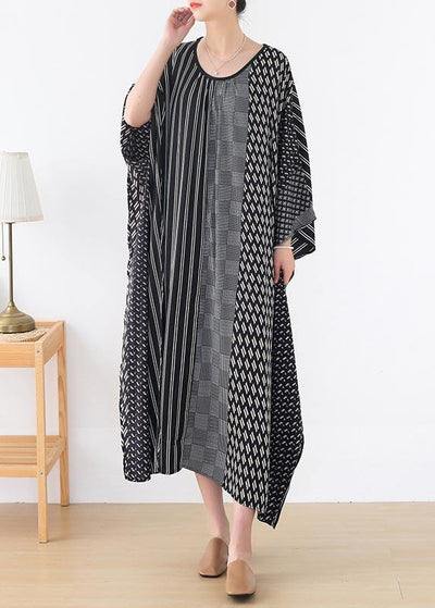 2021 New Lace up Qianniao Print Short Sleeve Dress For Women - bagstylebliss