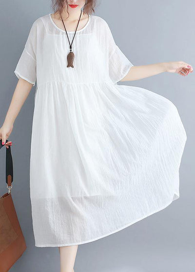 2021 Summer White Two-piece White Dress - bagstylebliss