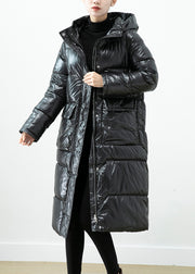 Art Black Hooded Duck Down Canada Goose Jacket Winter