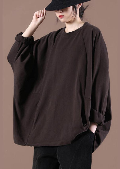 Art Coffee Spring Long Tops - bagstylebliss