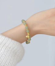 Art Cyan Jade Lotus Chain Bracelet