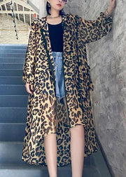 Art Leopard dresses Metropolitan Museum Life hooded zippered Maxi Summer Dress - bagstylebliss