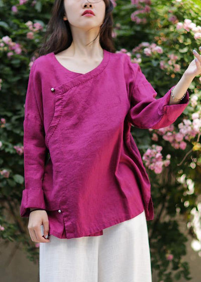 Art o neck Batwing Sleeve Shirts Inspiration burgundy shirts - bagstylebliss
