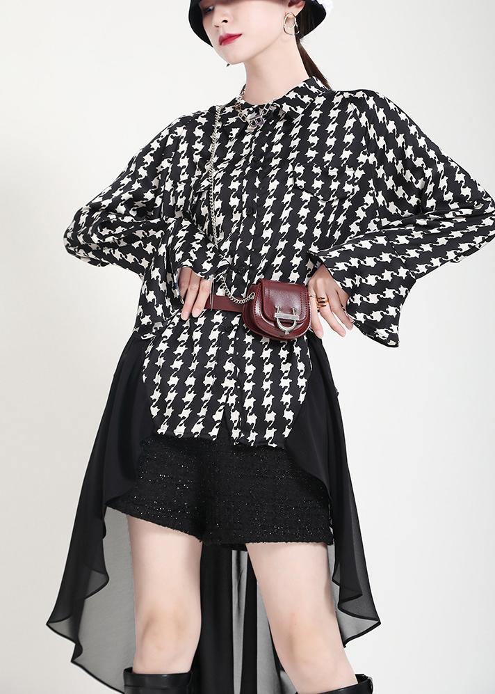 Beautiful Black Print flare sleeve Chiffon Jacket Summer - bagstylebliss