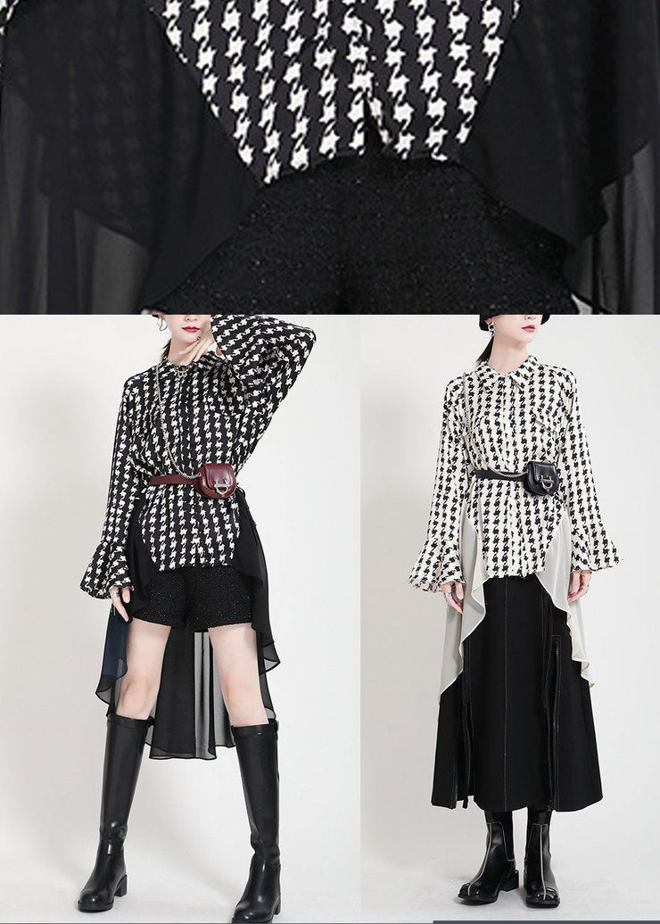 Beautiful Black Print flare sleeve Chiffon Jacket Summer - bagstylebliss