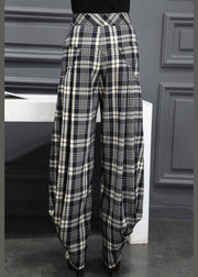 Beautiful Plaid Pockets Cargo Casual Fall Pants