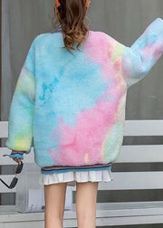 Schönes Herbst-Charakter-Lose-Sweatshirt mit Regenbogen-Rollkragenpullover