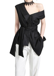 Beautiful black cotton crane tops  oversized summer tops - bagstylebliss