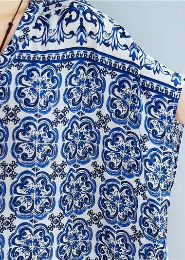 Beautiful v neck cotton Tunics Fabrics floral long Dresses summer - bagstylebliss