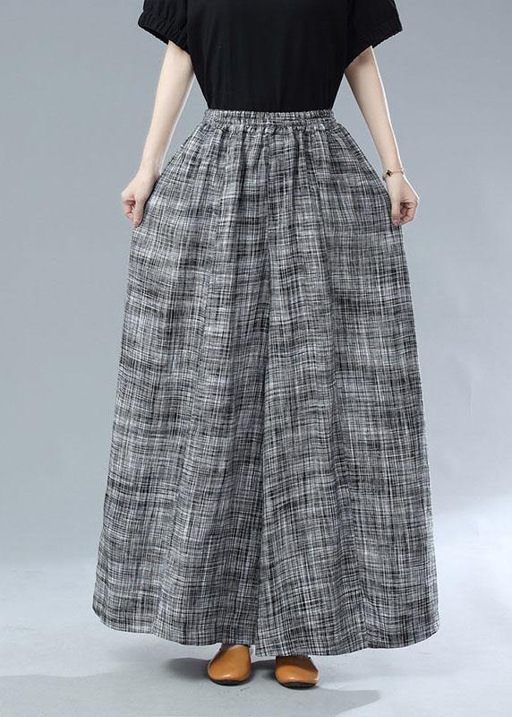 Bohemian Black Pockets Wide Leg Casual Fall Pants - bagstylebliss