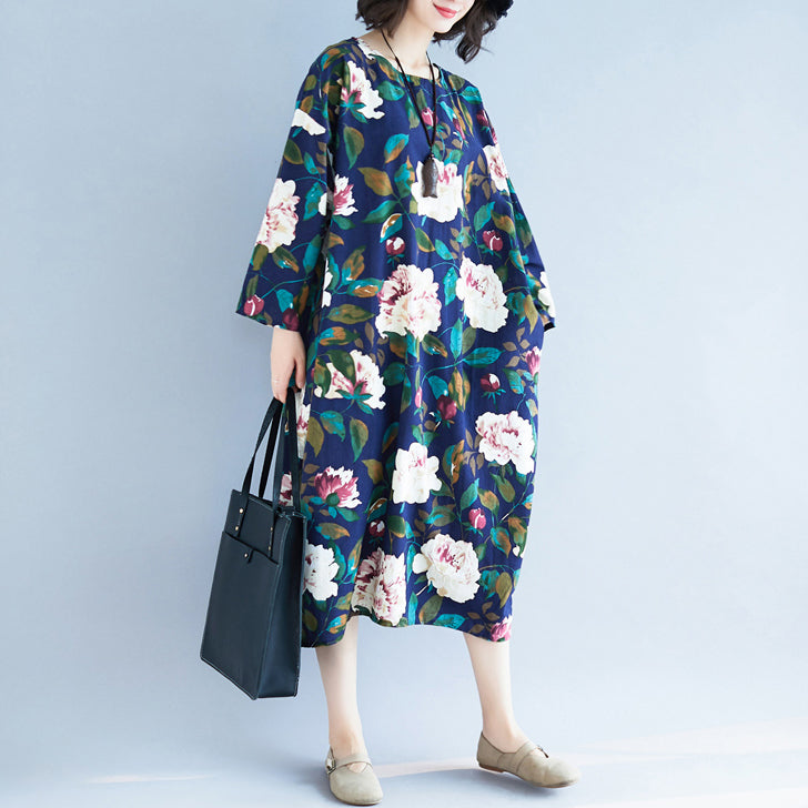 Bohemian floral Chiffon Robes Soft Surroundings Tutorials pockets A Line Dress