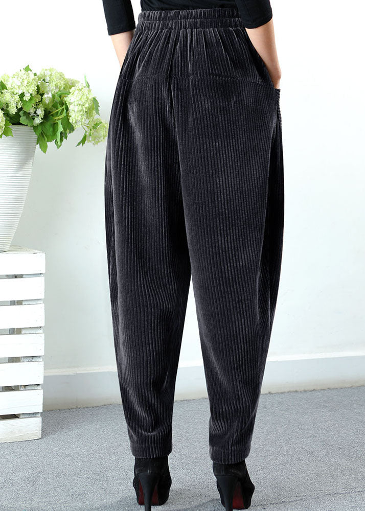 Boutique Chocolate High Waist Pockets fashion Winter Pants