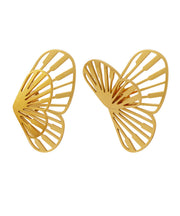 Boutique Gold Schmetterling Metall trennbare Ohrstecker