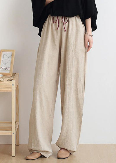 Casual nude trousers women 2021 new spring and summer bloomers linen high waist carrot pants - bagstylebliss
