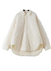 Casual whitewinter coatsplus size clothing winter jacket winter short overcoat - bagstylebliss