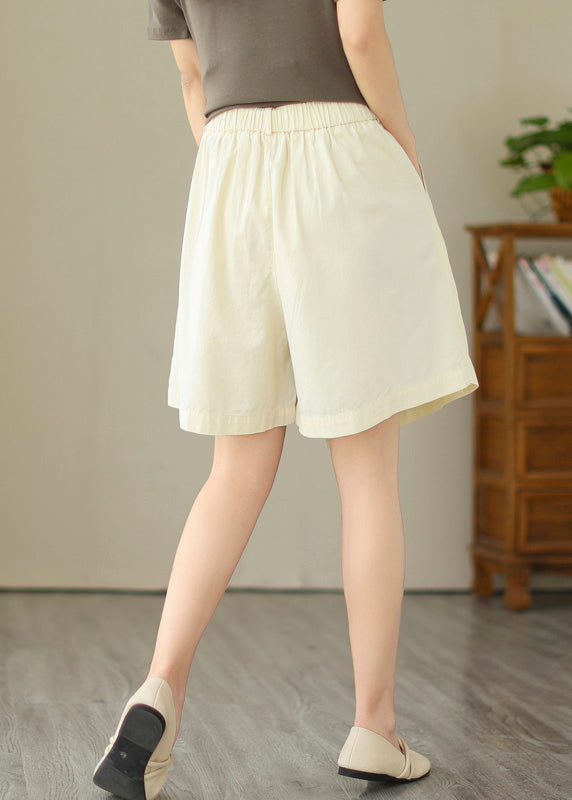 Chic Apricot High Waist Cozy Shorts Summer