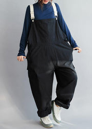 Chic Black Casual Pants Fall Fashion all-match Jumpsuit Pants - bagstylebliss