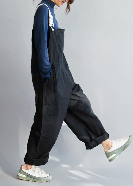 Chic Black Casual Pants Fall Fashion all-match Jumpsuit Pants - bagstylebliss
