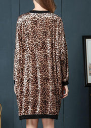 Chic Leopard Zippered Spring Jackets - bagstylebliss
