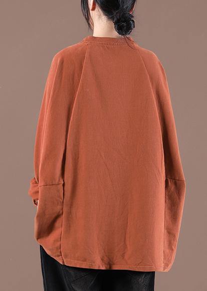 Chic Orange Casual Spring Tops - bagstylebliss