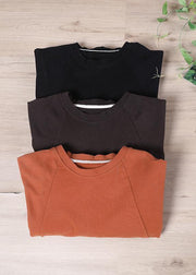 Chic Orange Casual Spring Tops - bagstylebliss