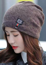 Chic Red Layered Warm Knit Bonnie Hat