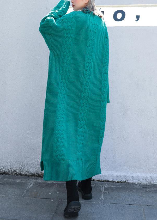 Christmas v neck Sweater fall weather Quotes blue green Art sweater dress - bagstylebliss