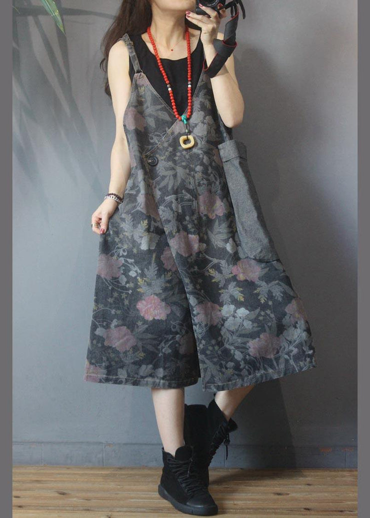 Classy Black Patchwork Print asymmetrical design Dresses Summer - bagstylebliss