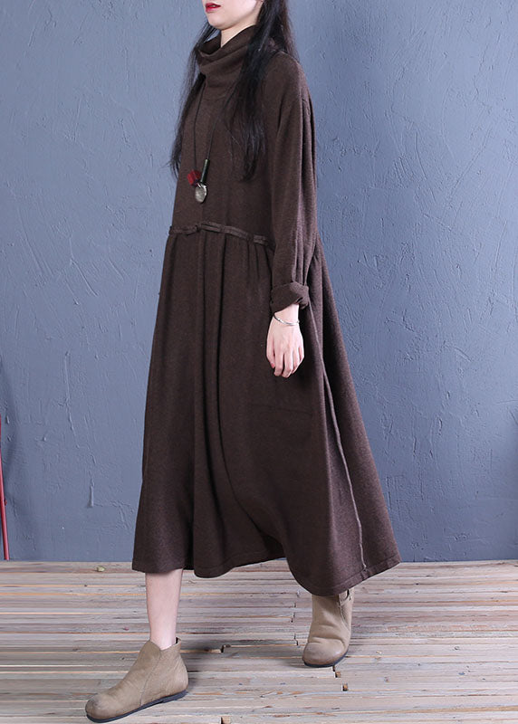 Chocolate Robe Casual Dresses Spring