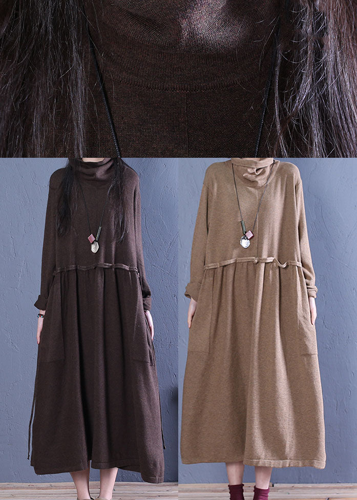 Chocolate Robe Casual Dresses Spring