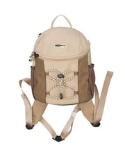 DIY Khaki Patchwork Durable Backpack Bag