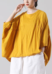 DIY Pink Cinched Cotton Shirt Top Summer Short Sleeve - bagstylebliss