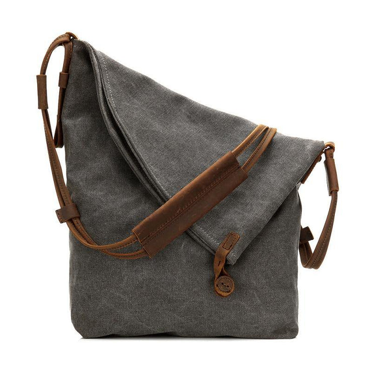 DIY Vintage Women dark gray Crossbody Bag - bagstylebliss