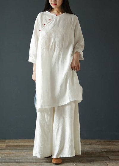 DIY o neck linen summer shirts Wardrobes white blouses - bagstylebliss