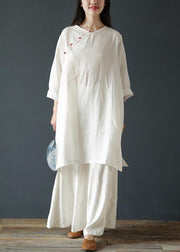 DIY o neck linen summer shirts Wardrobes white blouses - bagstylebliss