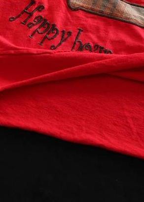 Elegant cotton Tunic Organic Summer Women Embroidery Loose Casual T-Shirt - bagstylebliss
