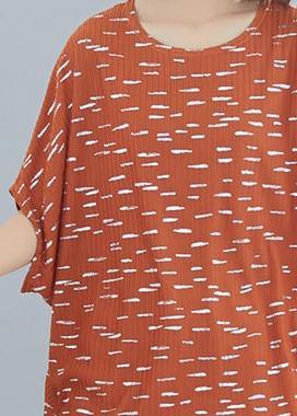Elegant khaki print clothes For Women o neck Batwing Sleeve daily blouses - bagstylebliss