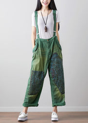 Ethnic Women Casual Patchwork Jumpsuit