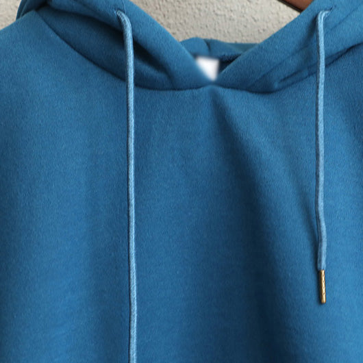 Mode-Hoodie, reine Farbe, gebürstetes Fleece für Frauen