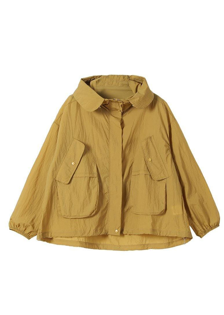 Fashion Red Long sleeve UPF 50+ Coat Jacket Summer Hooded Jacket - bagstylebliss