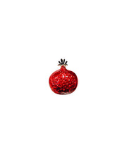 Fine Mulberry Alloy Colored Glaze Pomegranate Brooches