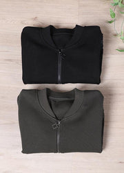 French Coffee Pockets Spring Hoodies Outwear - bagstylebliss
